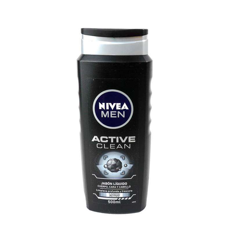 Nivea men jabón líquido active clean (500 ml)