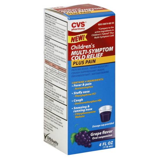 Cvs Children's Multi-Symptom Cold Relief (grape)