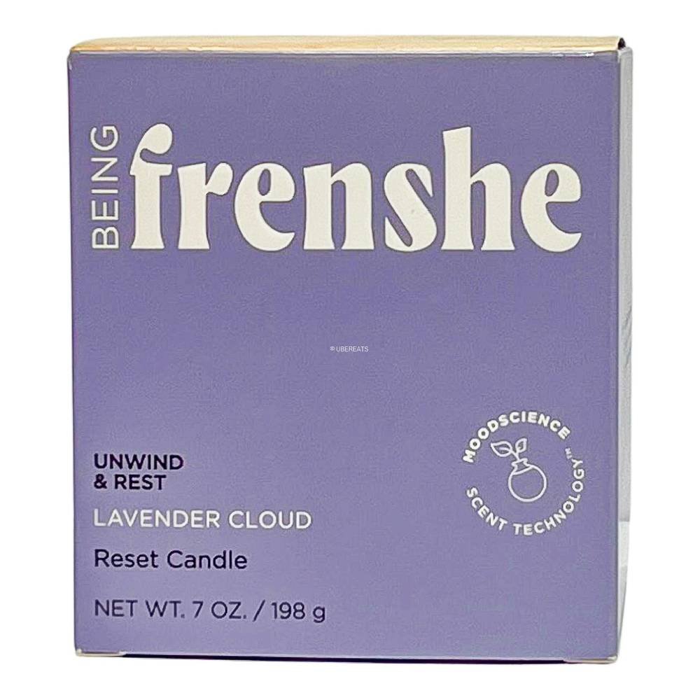 Being Frenshe Reset Candle With Essential Oils To Calm & Relax Lavender Cloud