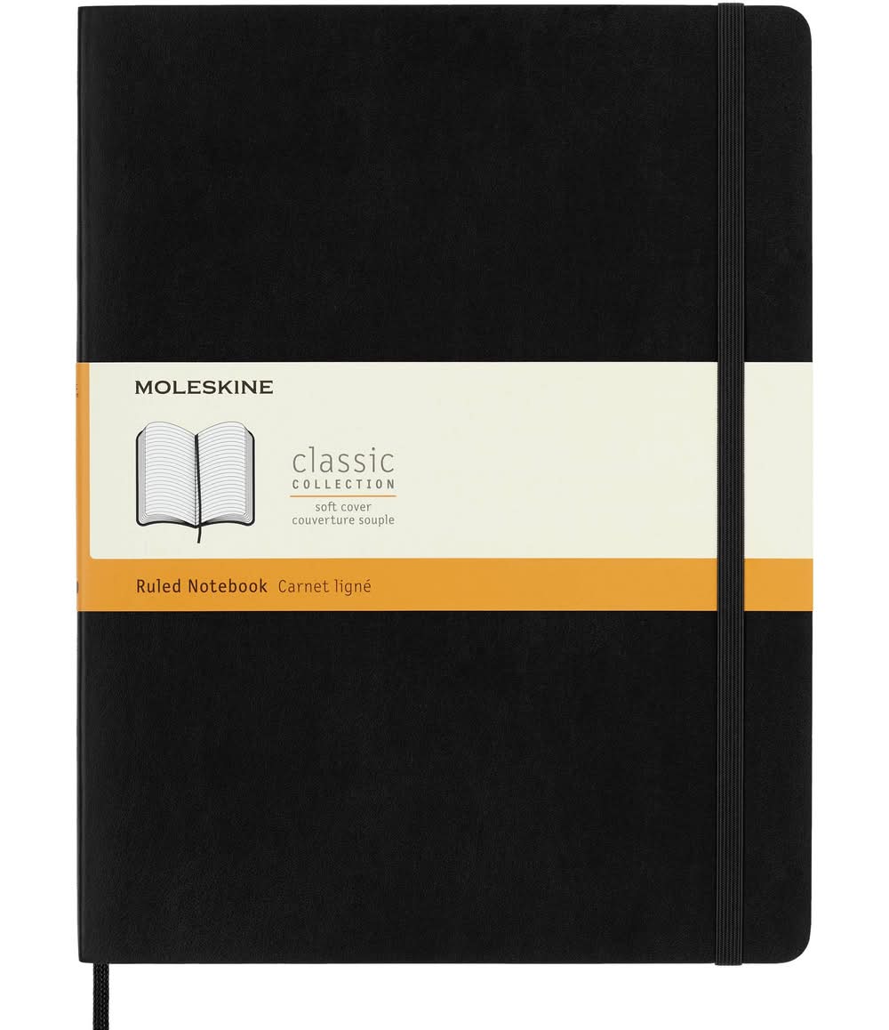 Moleskine Ruled Notebook, Black