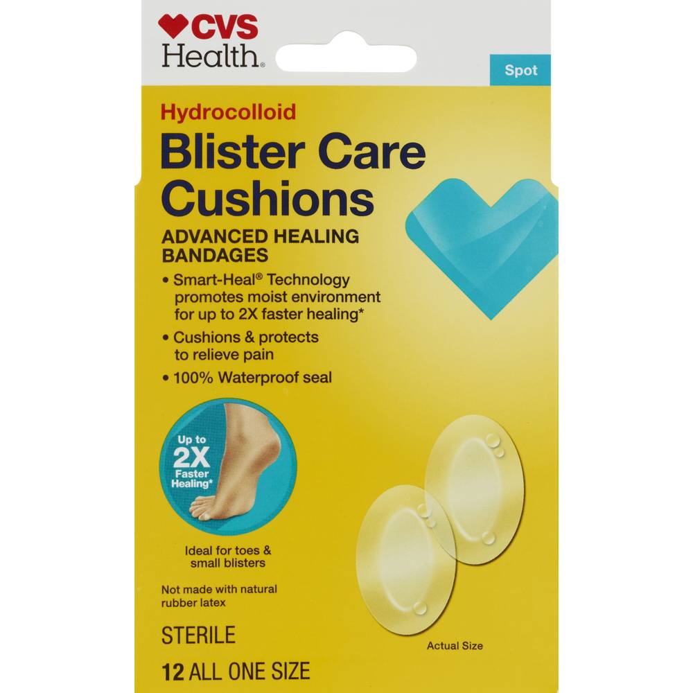 Cvs Health Hydrocolloid Blister Care Cushions