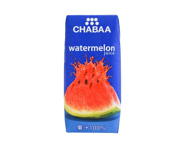 CHABAA　100%ジュース　ウォーターメロン　180ml　J-655