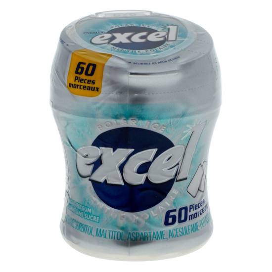 Wrigley'S Excel Polar Ice Gum Pellet Bottle (60ct)