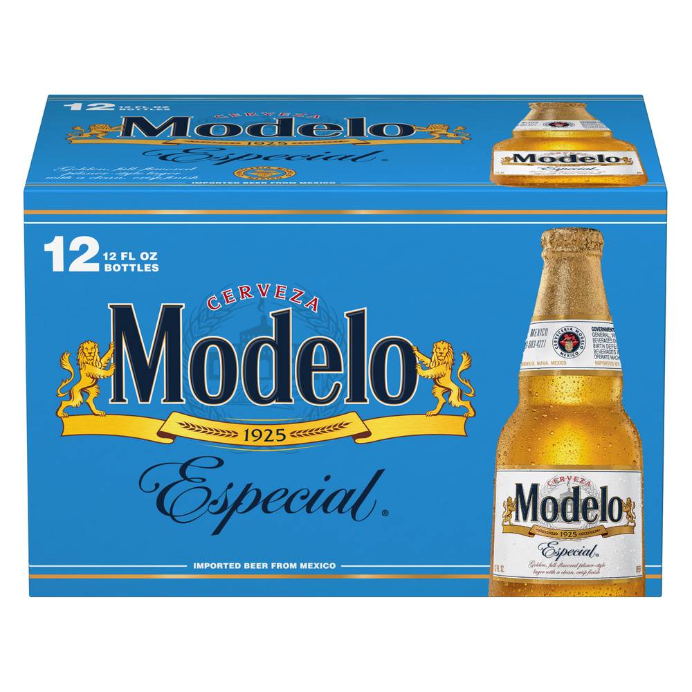 Modelo Especial Mexican Lager Beer - 12 fl oz, 12 pk