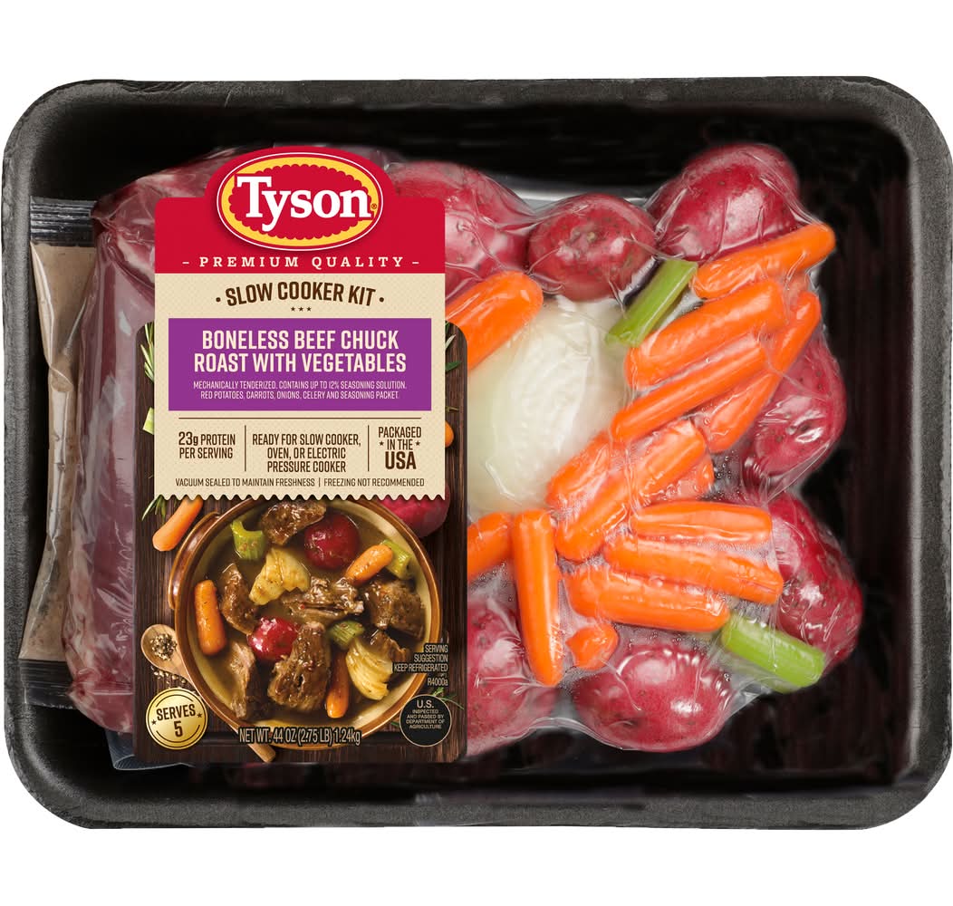 Tyson Slow Cooker Beef Roast With Vegetables (44 oz)