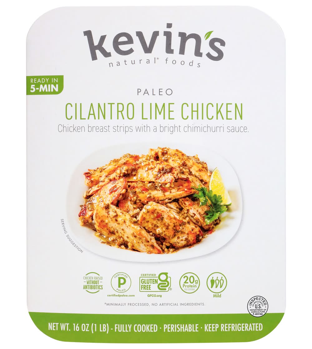 Kevin's Natural Foods Paleo Chicken, Cilantro Lime (16 oz)