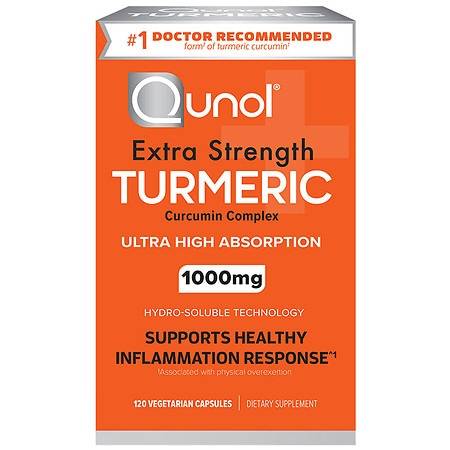 Qunol Turmeric Ultra High Absorption Dietary Supplement, 1000mg (120 ct)