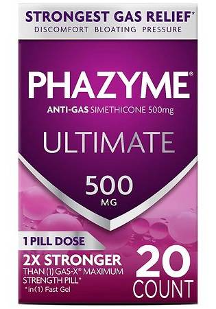 Phazyme Ultimate Gas & Bloating Relief (0.02 oz)