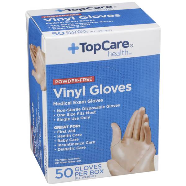 Topcare Health Vinyl Gloves (50 ct)
