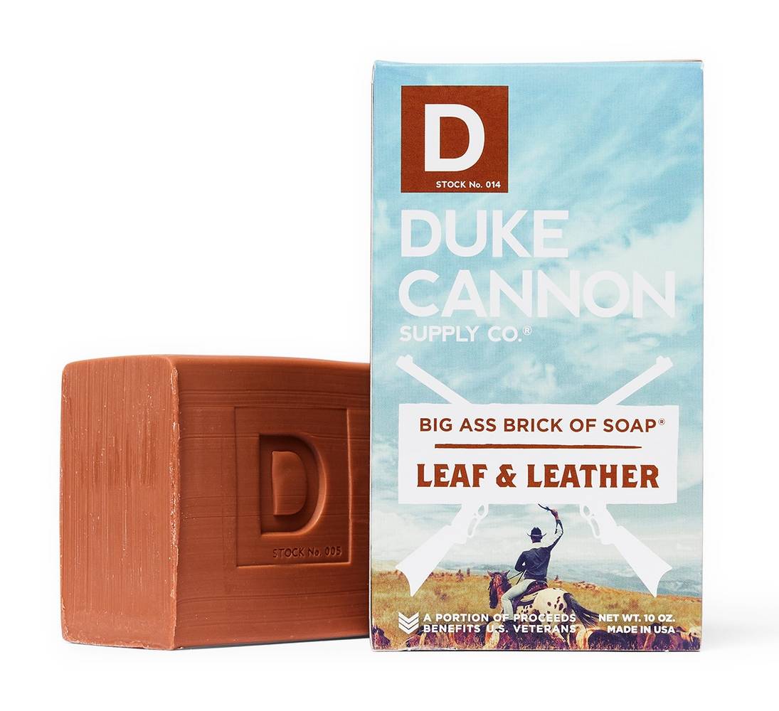 Duke Cannon Supply Co. 10oz Big A Brick Of Soap- Leaf and Leather | 03LEAFLEATHER1