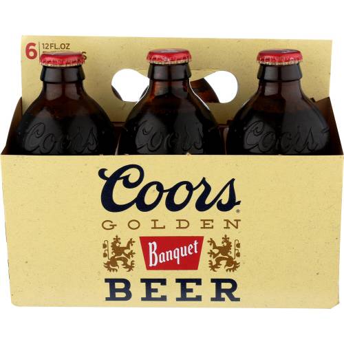 Coors Banquet 6 Pack Bottles