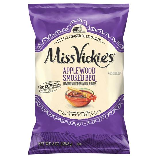 Miss Vickie's Kettle Cooked Potato Chips (applewood smoked bbq)