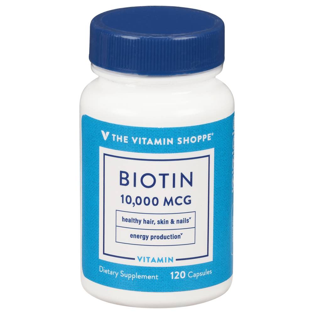 The Vitamin Shoppe Biotin 10000 Mcg (120 ct)