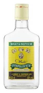 J. Wray & Nephew White Overproof, 375L rum (63.0% ABV)