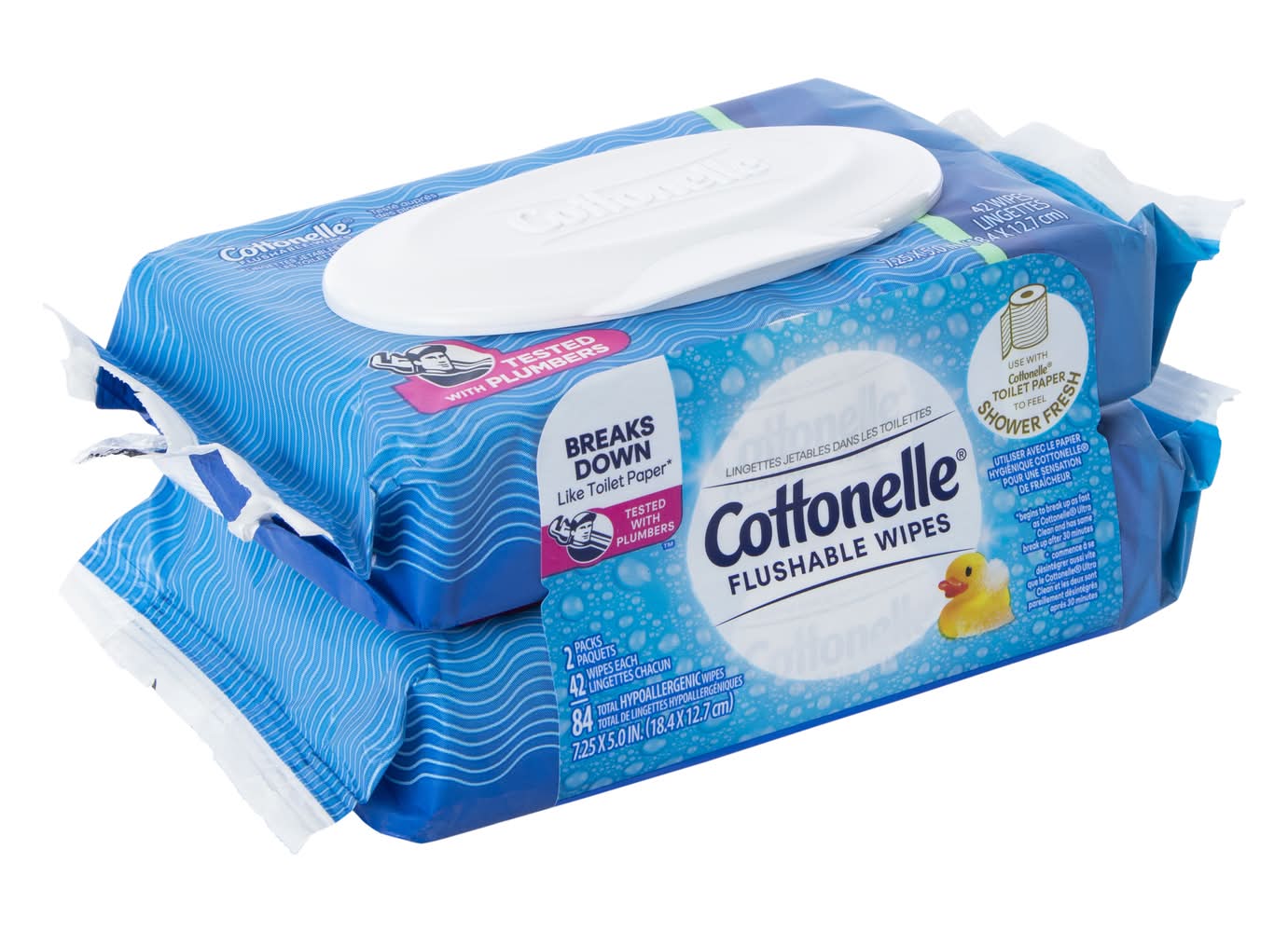Cottonelle® Flushable Wipes 84-Count