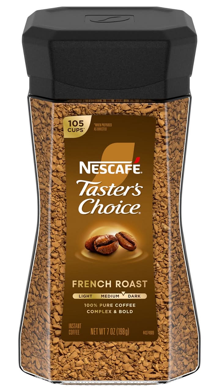 Nescafe Taster's Choice Instant Coffee, French Roast