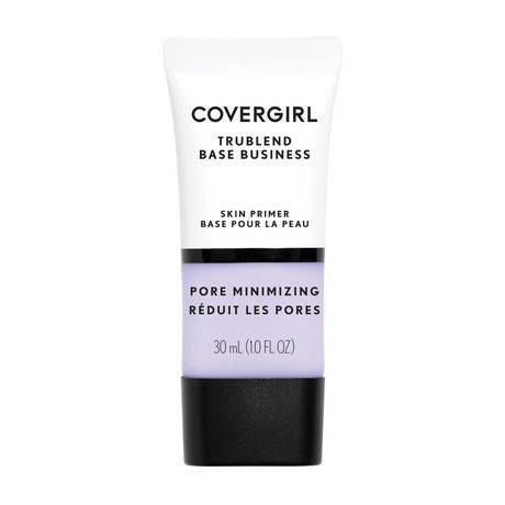 COVERGIRL Apprêt pour la peau Trublend Base Business, apprêt léger, estompe les imperfections, à l''eau de coco, hydratation de 24H, 100% Sans Cruauté (Couleur: Réduit Les Pores - 300)