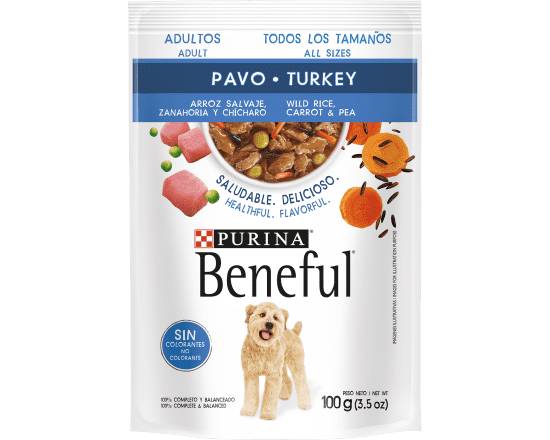 Beneful alimento húmedo adulto pavo (100 g)