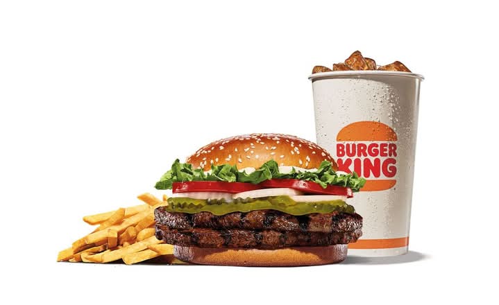Galactic Mandalorian Double Plant Based Whopper Meal
