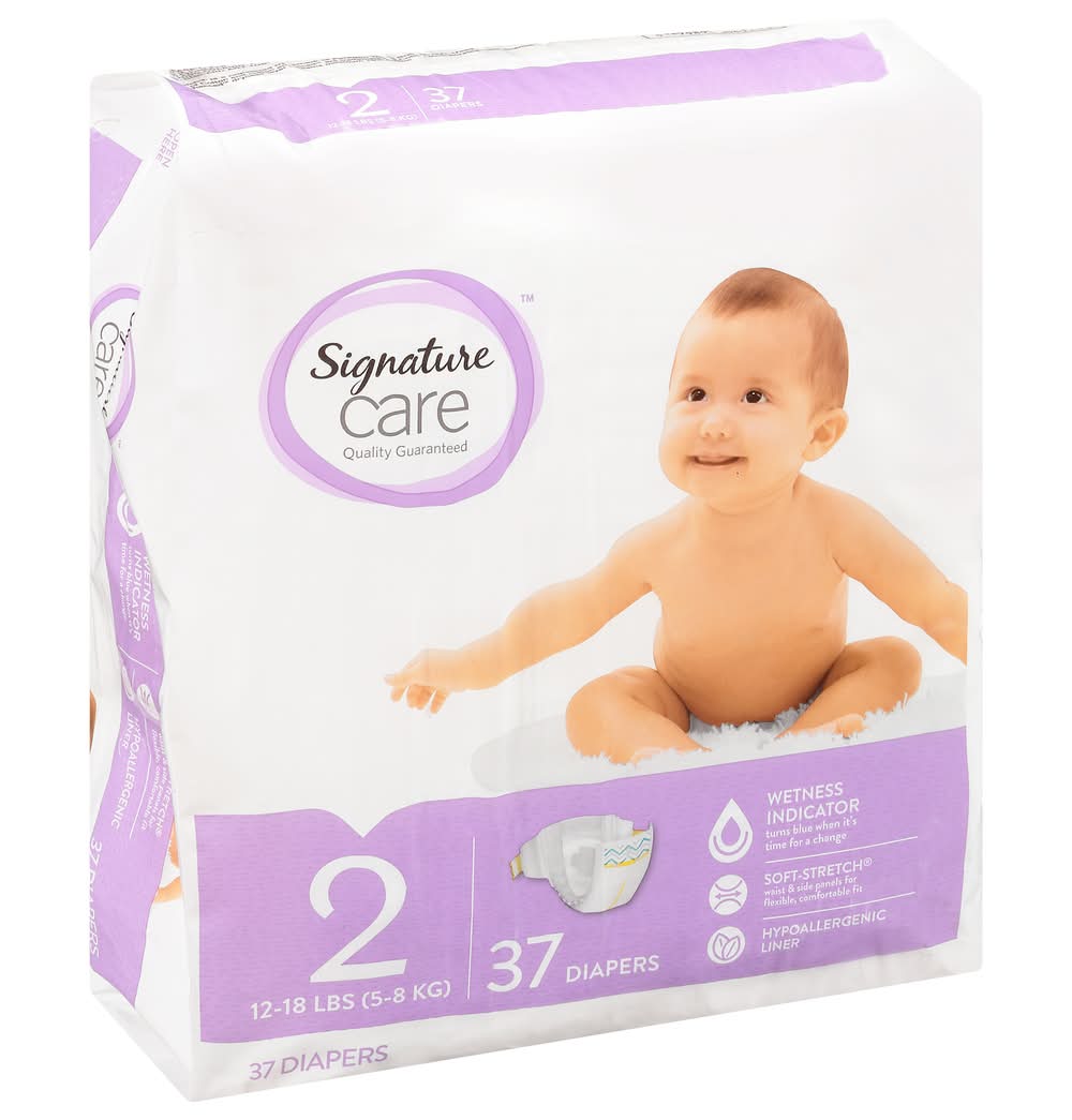 Signature Care Baby Diapers Size 2 (1.8 lbs)