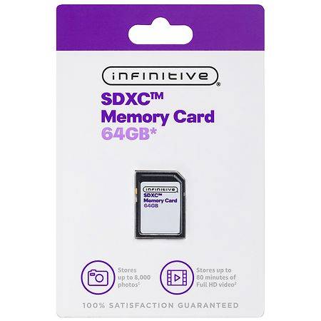 Infinitive Sdxc 64 Gb Memory Card
