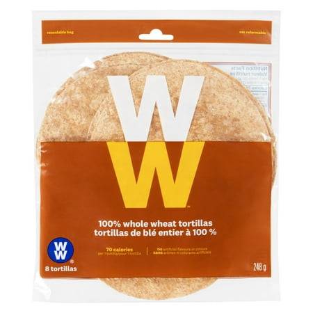 Weight Watchers 100% Whole Wheat Tortillas (248 g)