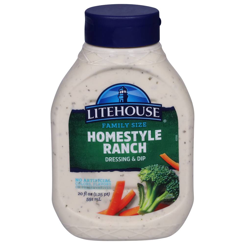 Litehouse Dressing & Dip, Ranch (20 fl oz)