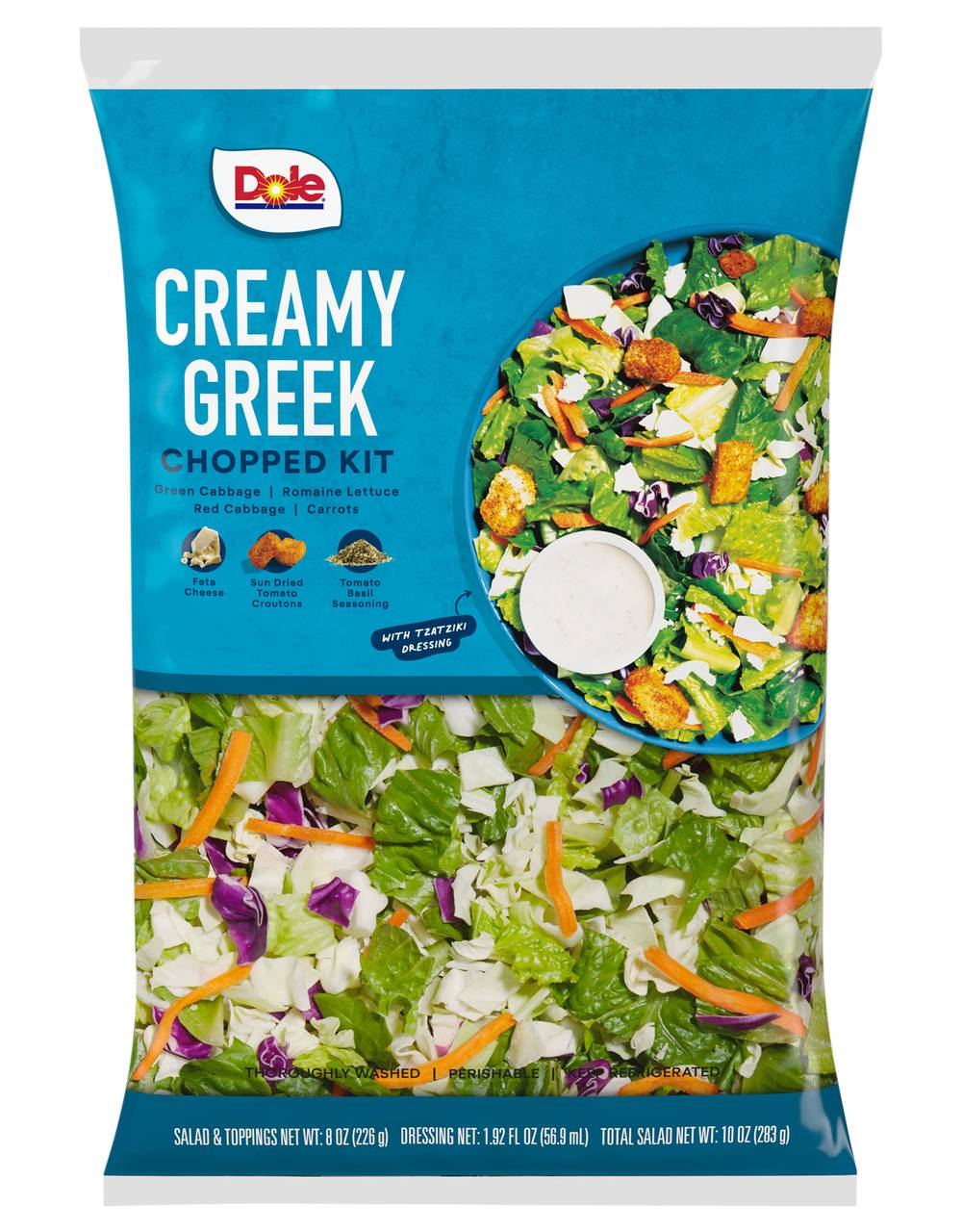 Dole Creamy Greek Chopped Kit (10 oz)