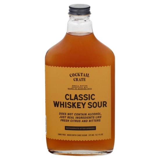Cocktail Crate Classic Whiskey Sour Cocktail Mix (375 ml)
