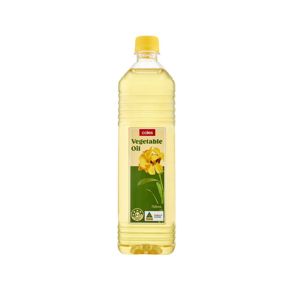 Coles Vegetable Oil (750mL)