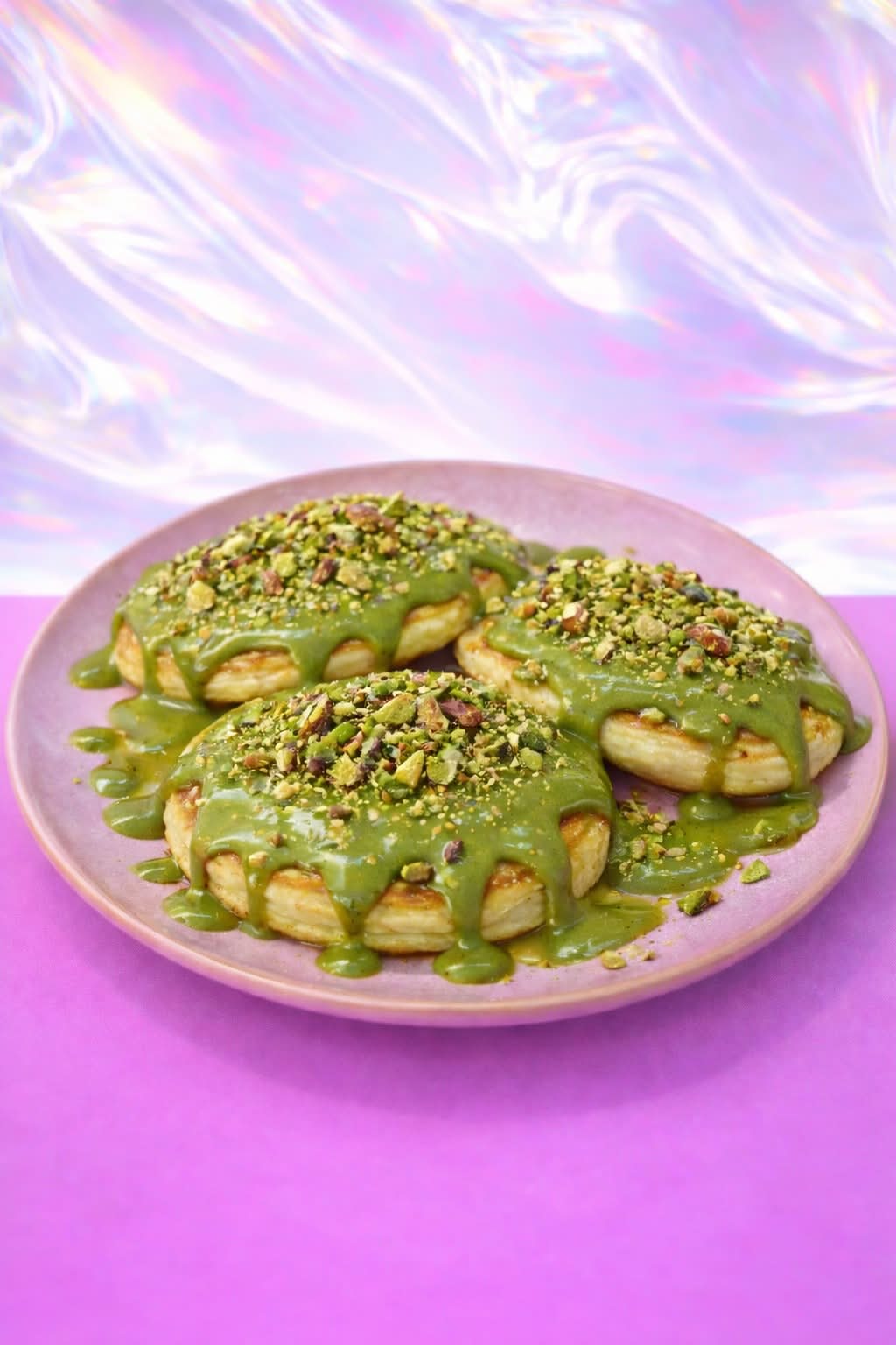 Pancakes pistache