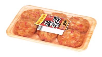 【保冷剤付】えび入紅しょうが揚(6個入)