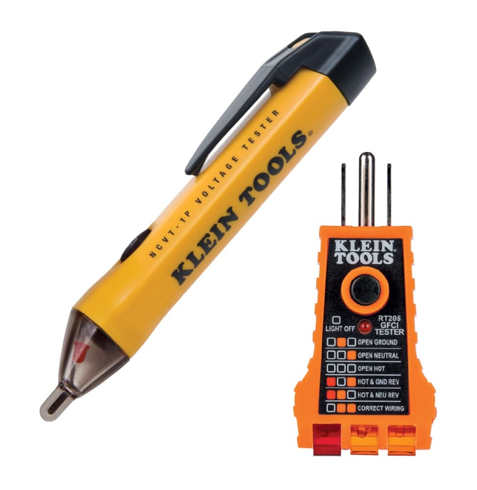 Klein Tools Non-Contact Voltage and GFCI Receptacle Test Kit
