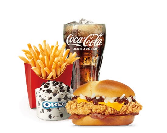 Menú Completo Mediano McCrispy BBQ & Bacon