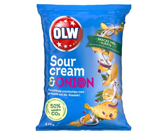 OLW CHIPS SOURC/ONION 175G