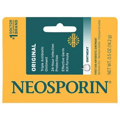 Neosporin Ointment First Aid Antibiotic Original - 0.5 Oz