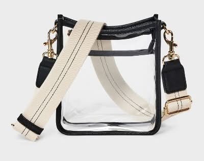 Universal Thread Everyday Crossbody Bag, Black Clear