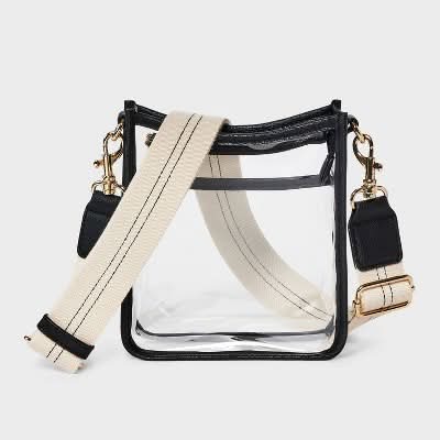 Universal Thread Everyday Crossbody Bag, Black Clear