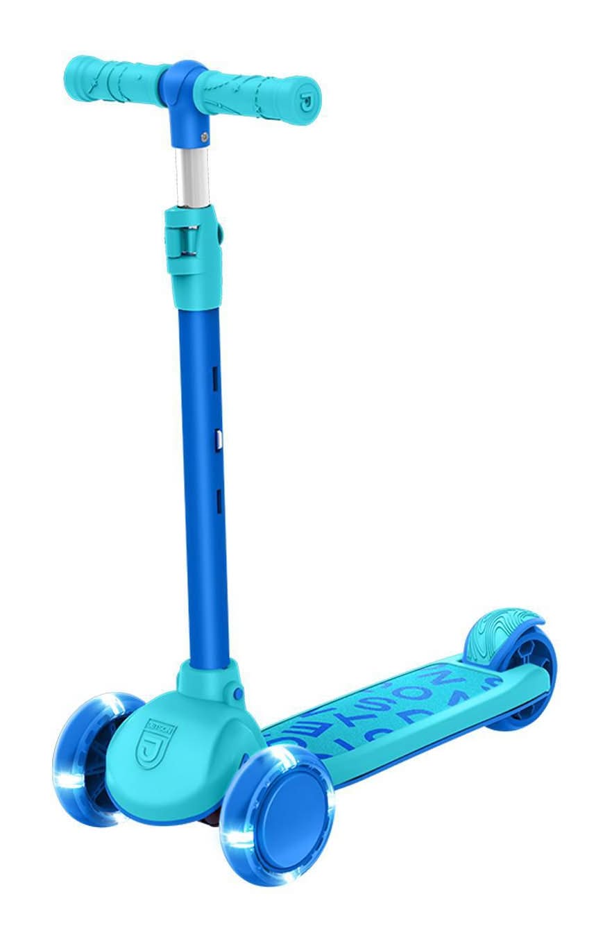 Jetson Gem Learn & Grow Kick 3-wheel Kick Scooter, Blue-Green