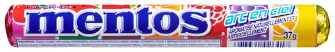 Mentos Menthes Arc-En-Ciel 37.4 G / Mentos Chew Mint Rainbows 37.4 g