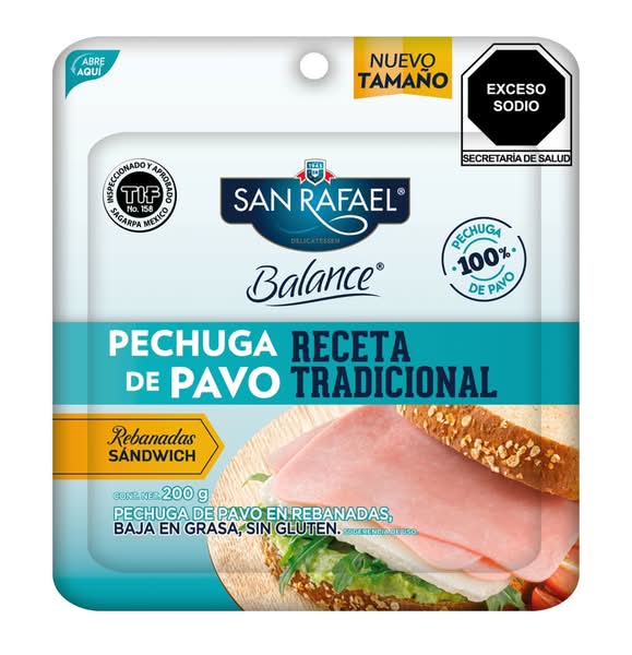 San Rafael · Balance pechuga de pavo en rebanadas (200 g)