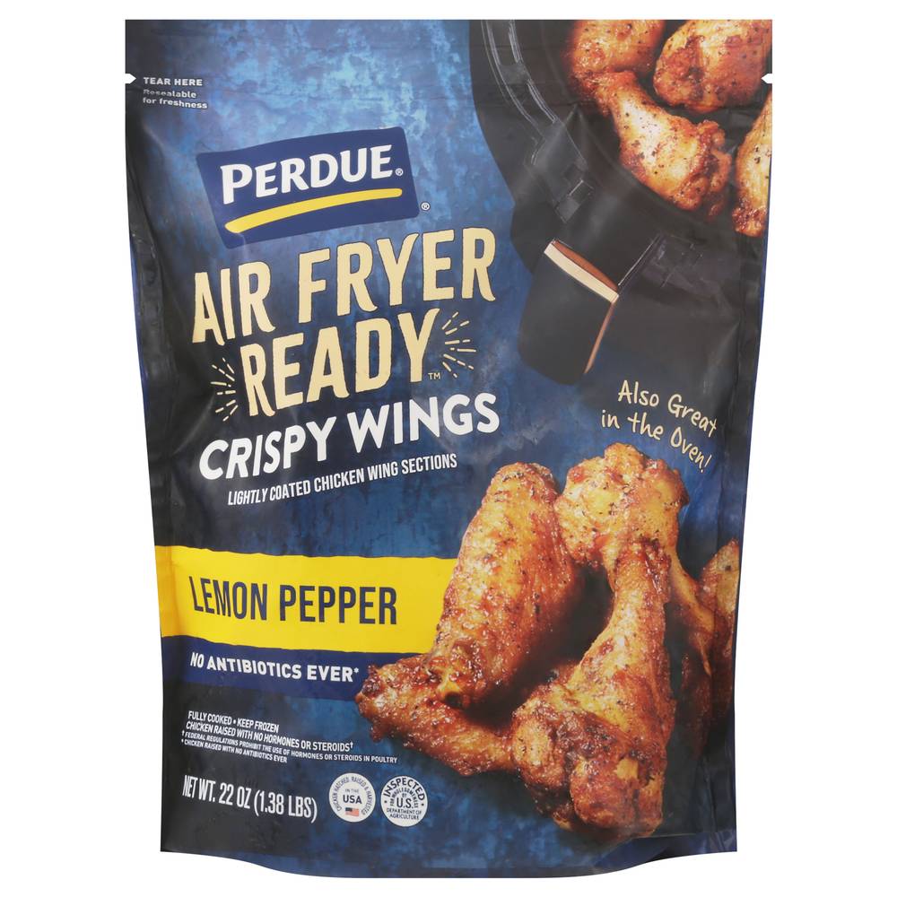 Perdue Air Fryer Ready Crispy Chicken Wings (lemon-pepper)