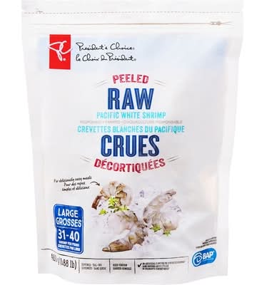 President's Choice Raw Pacific White Shrimp (400 g)