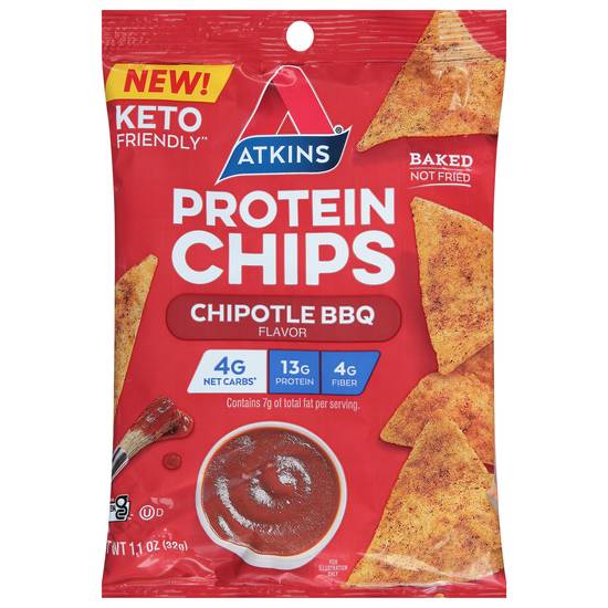 Atkins Chipotle Bbq Flavor Protein Chips
