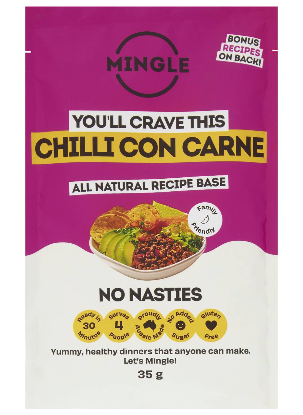Mingle Crave This Chilli Con Carne Recipe Base (35g)