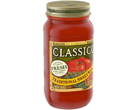 Classico · Traditional Sweet Basil Pasta Sauce (24 oz)