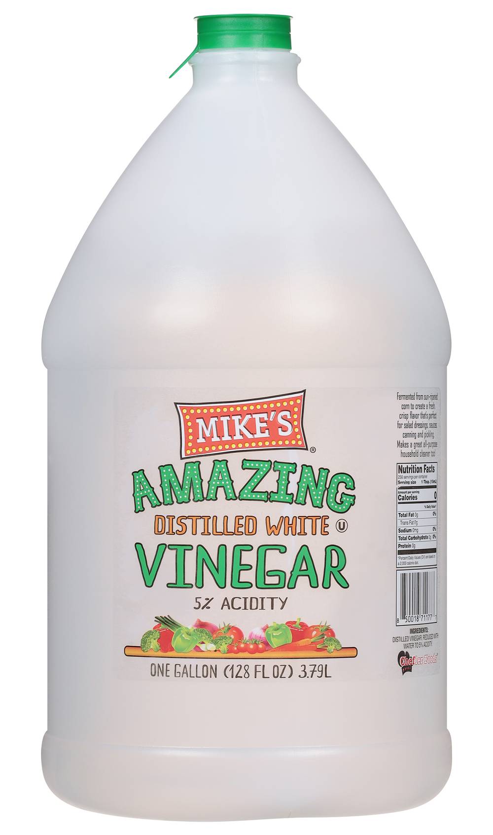 Mike's Amazing 5% Acidity Distilled White Vinegar (1 gal)