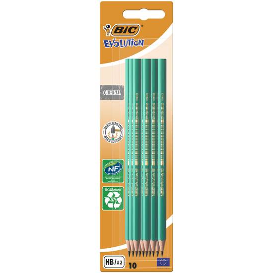 Bic - Crayon de papier graphite (10 pièces)