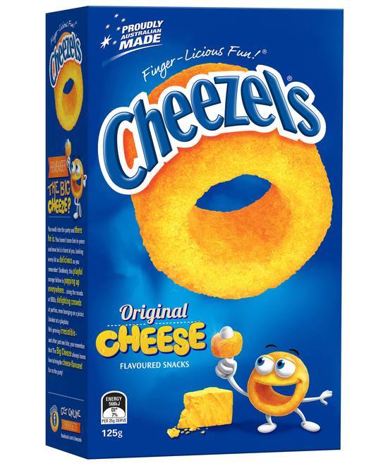 Cheezels Finger Licious Fun Original Snacks, Cheese (125g)
