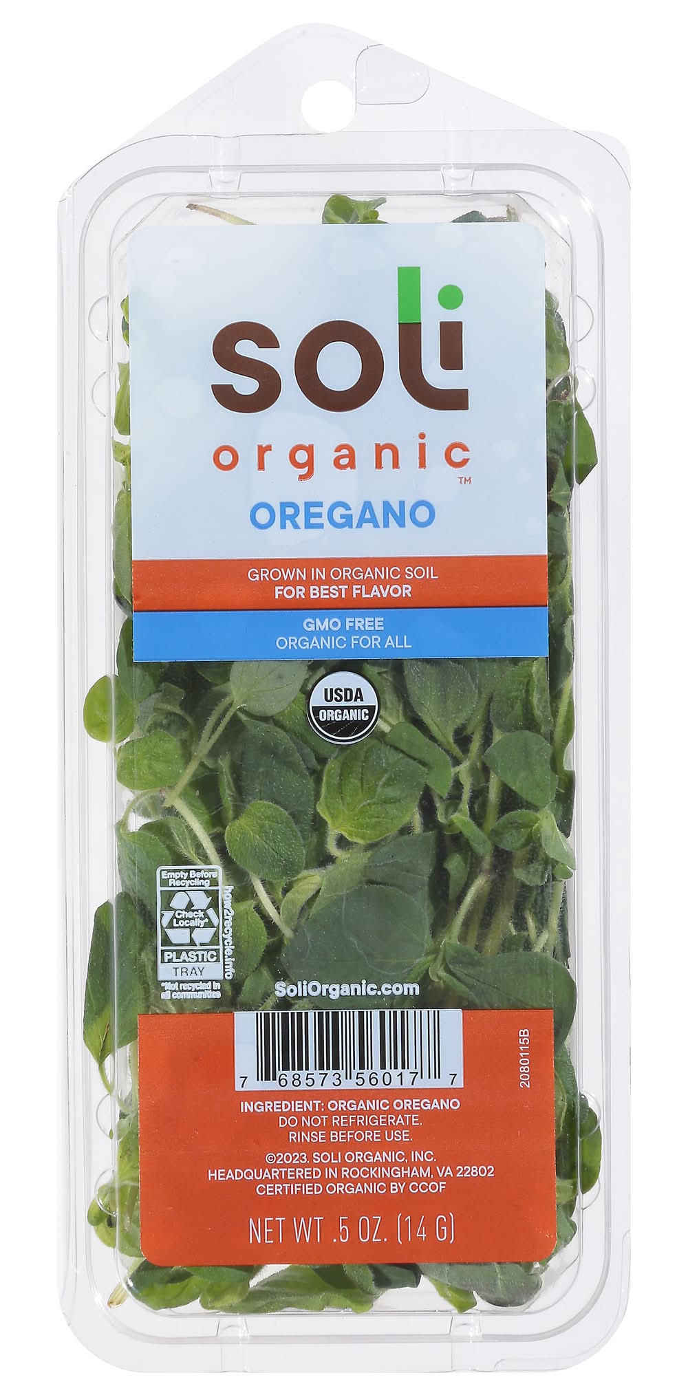 Soli Organic Oregano (14 g)
